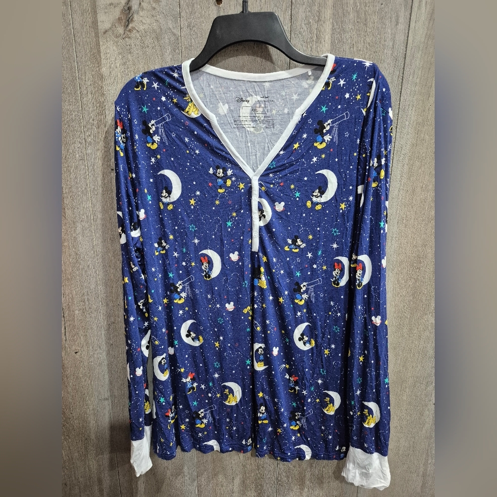 Little Sleepies Disney and Friends Top (Size XXL) Womens